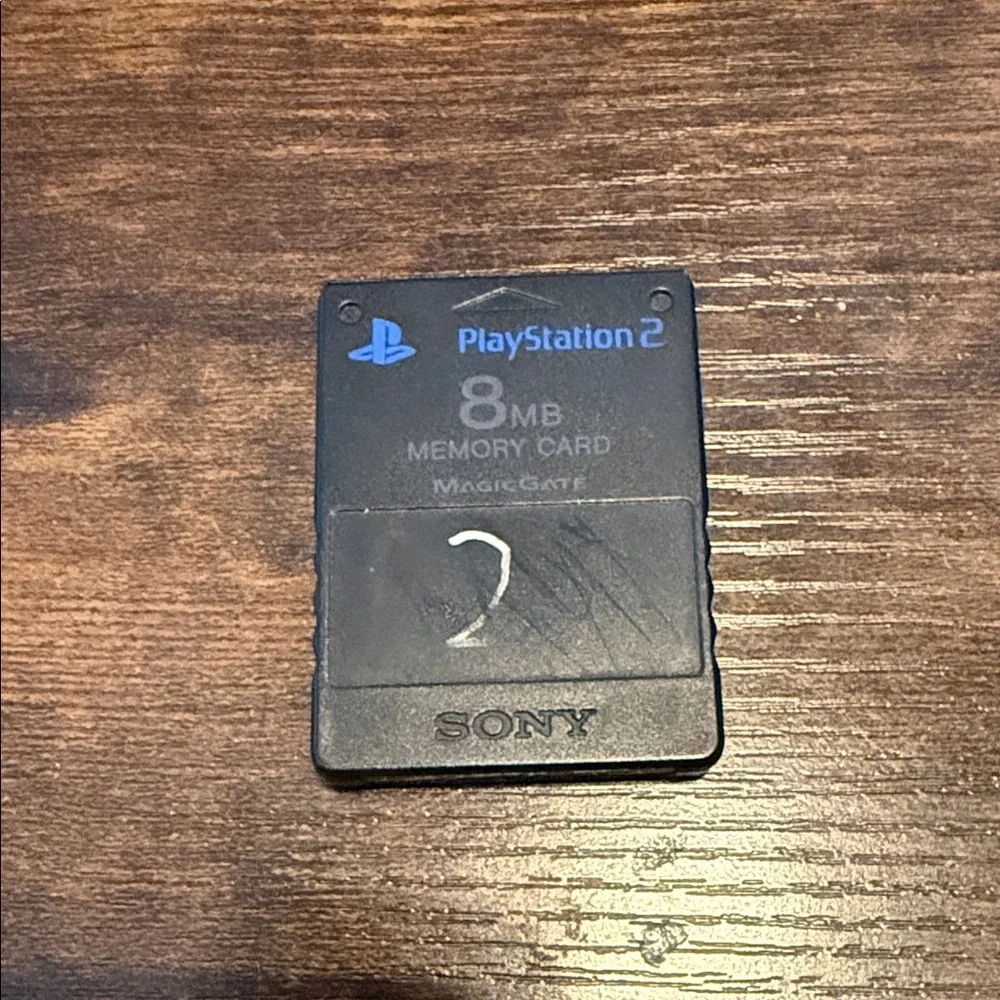 Sony Black PlayStation 2 Memory Card
